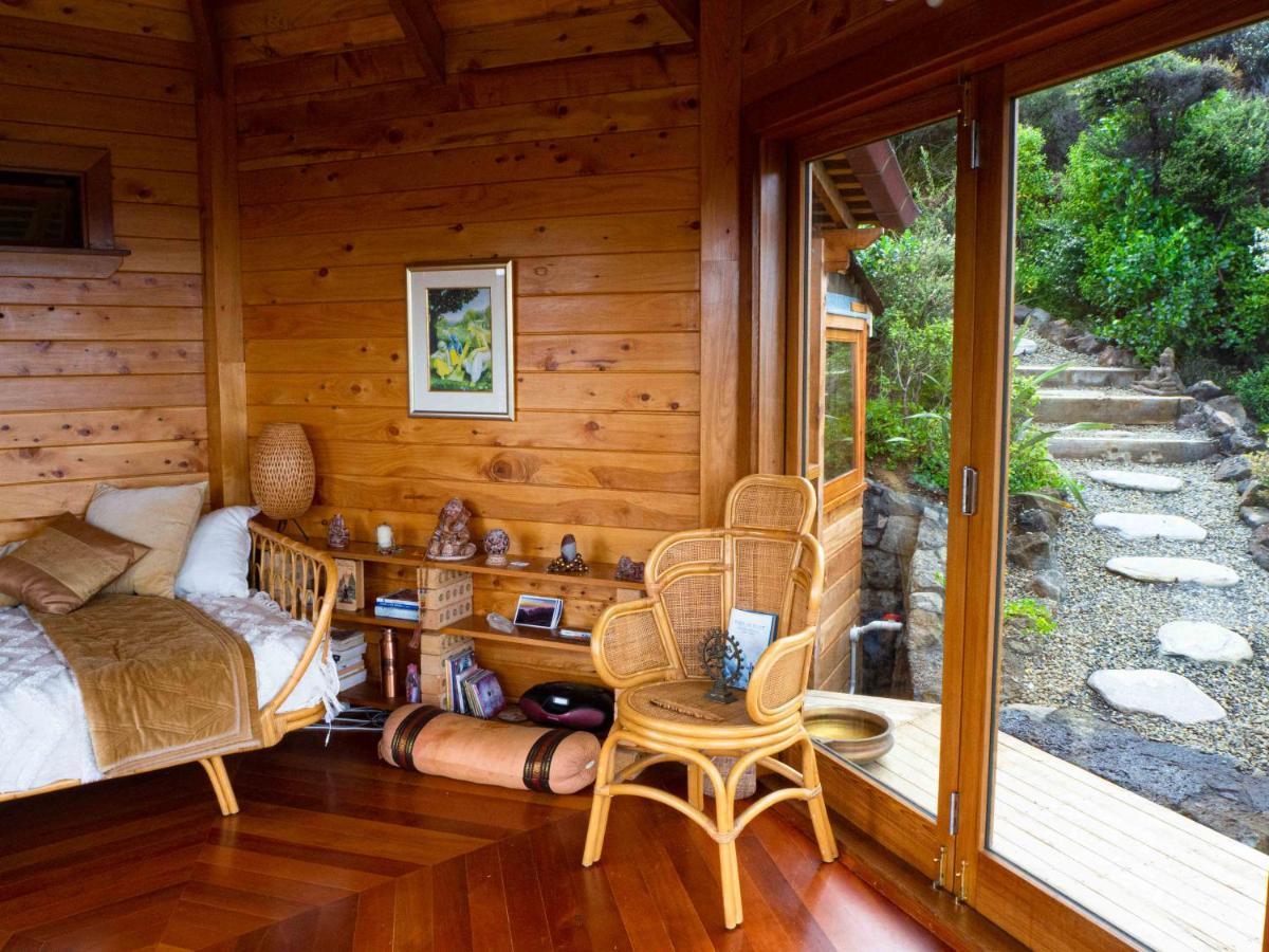 The Hermitage Solo Retreat Cabin Auckland Exteriör bild